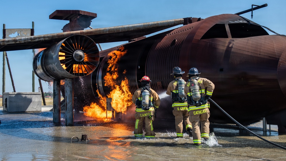 Team Travis partners with local fire departments for live-fire training