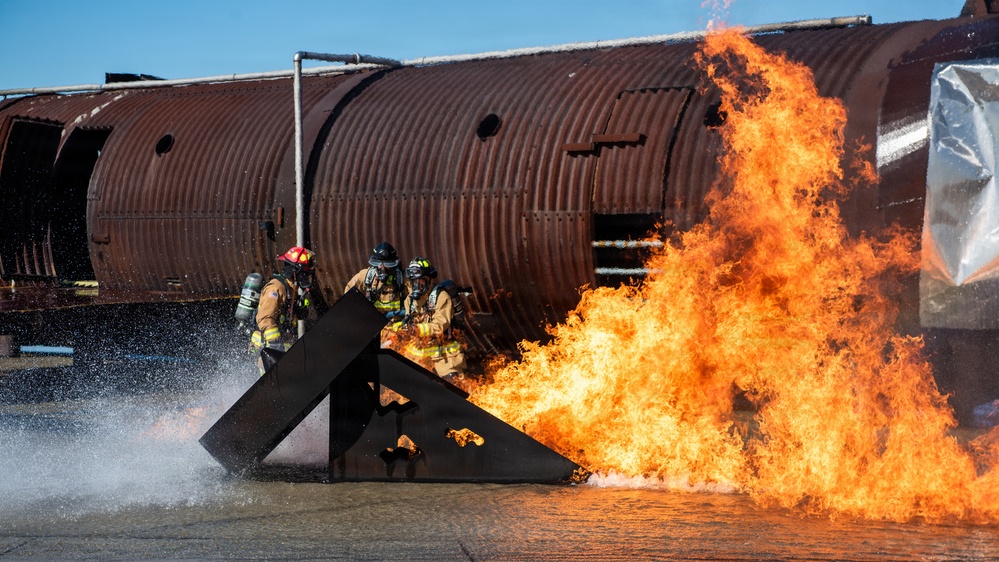 Team Travis partners with local fire departments for live-fire training