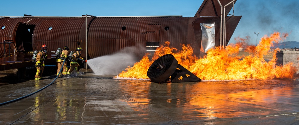 Team Travis partners with local fire departments for live-fire training