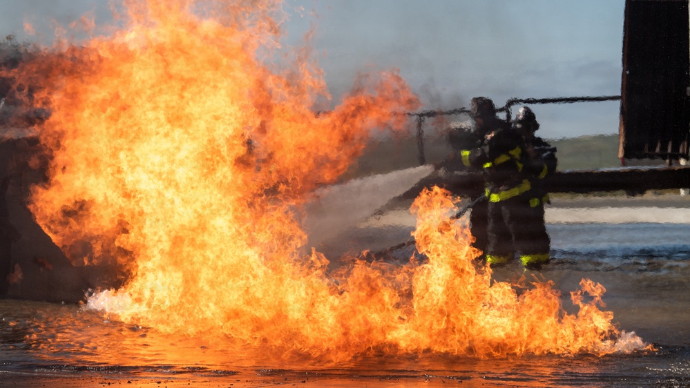 Team Travis partners with local fire departments for live-fire training