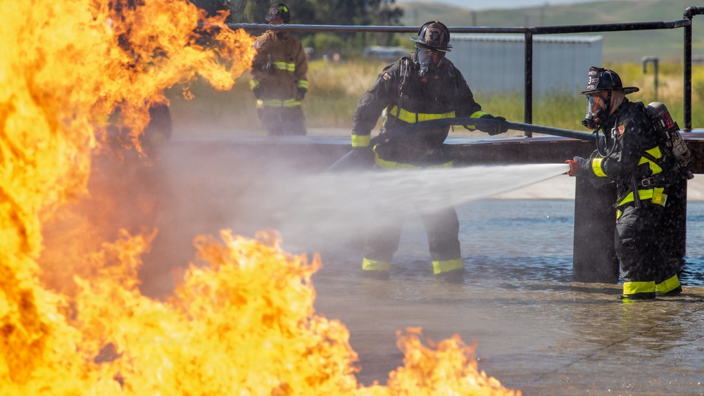 Team Travis partners with local fire departments for live-fire training