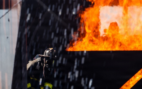 Team Travis partners with local fire departments for live-fire training