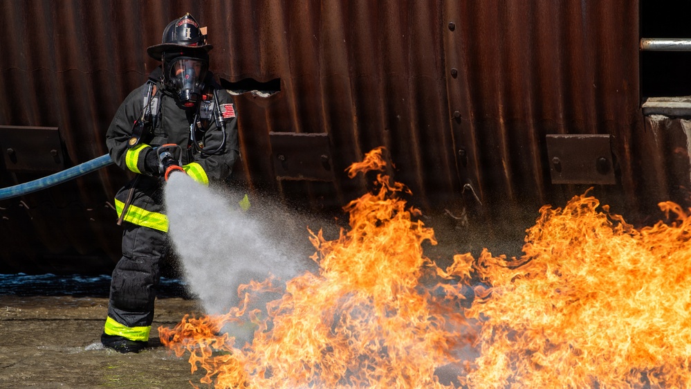 Team Travis partners with local fire departments for live-fire training