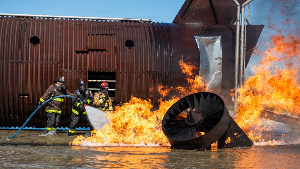 Team Travis partners with local fire departments for live-fire training