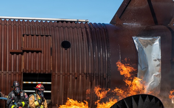 Team Travis partners with local fire departments for live-fire training