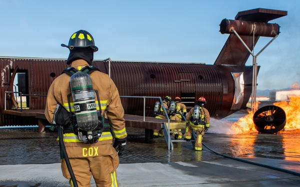 Team Travis partners with local fire departments for live-fire training