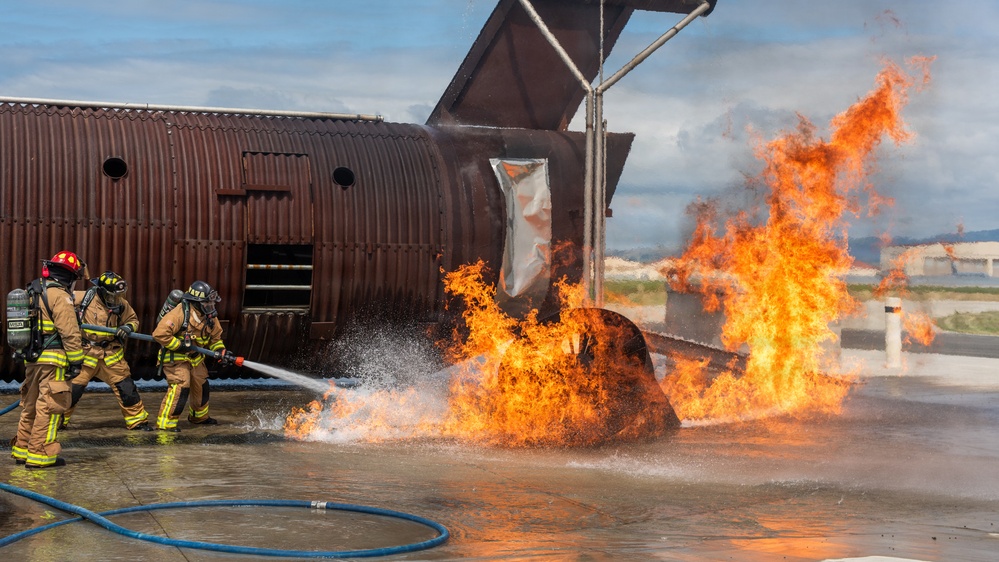 Team Travis partners with local fire departments for live-fire training