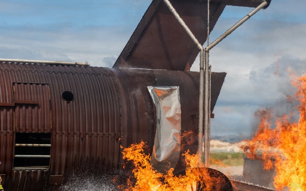 Team Travis partners with local fire departments for live-fire training