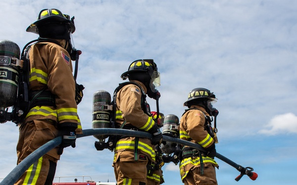 Team Travis partners with local fire departments for live-fire training