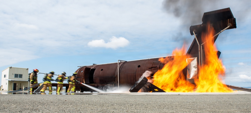 Team Travis partners with local fire departments for live-fire training