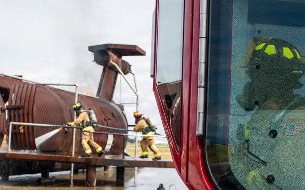 Team Travis partners with local fire departments for live-fire training