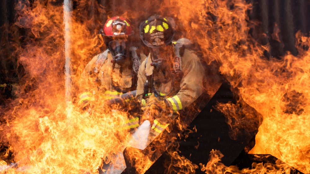 Team Travis partners with local fire departments for live-fire training