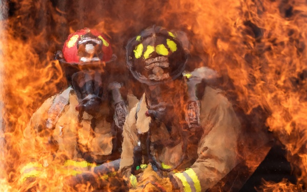 Team Travis partners with local fire departments for live-fire training