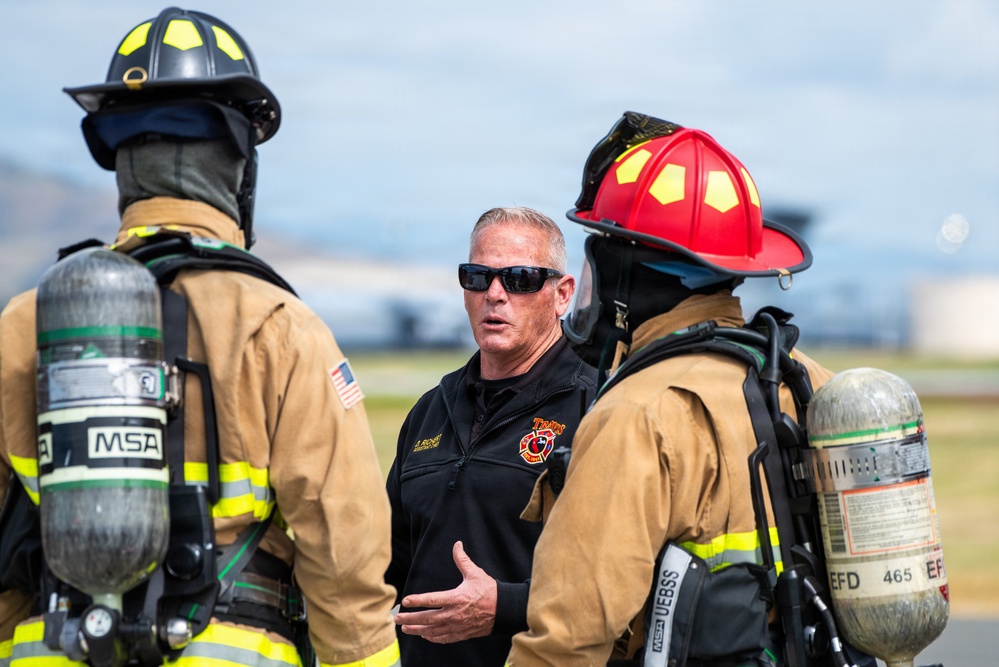 Team Travis partners with local fire departments for live-fire training
