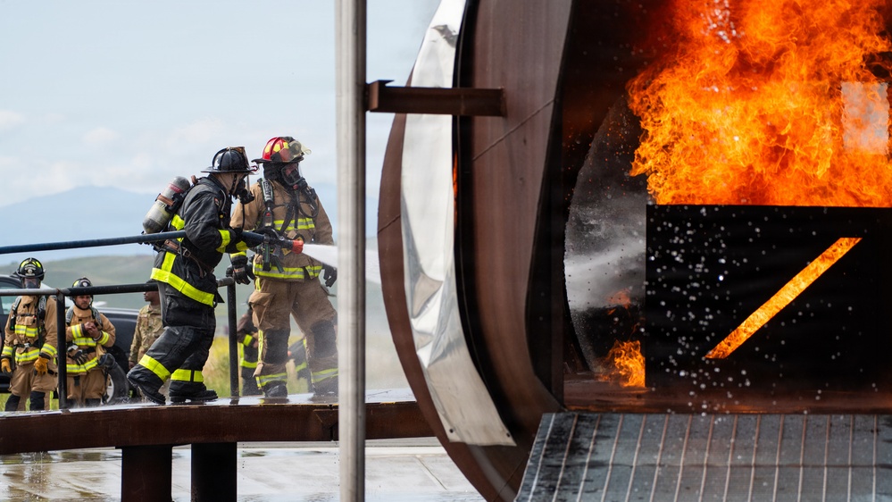 Team Travis partners with local fire departments for live-fire training