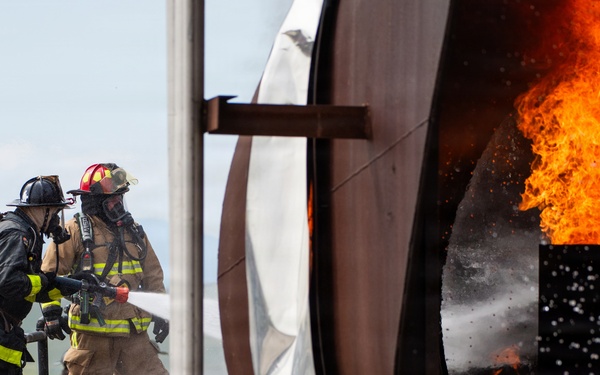 Team Travis partners with local fire departments for live-fire training