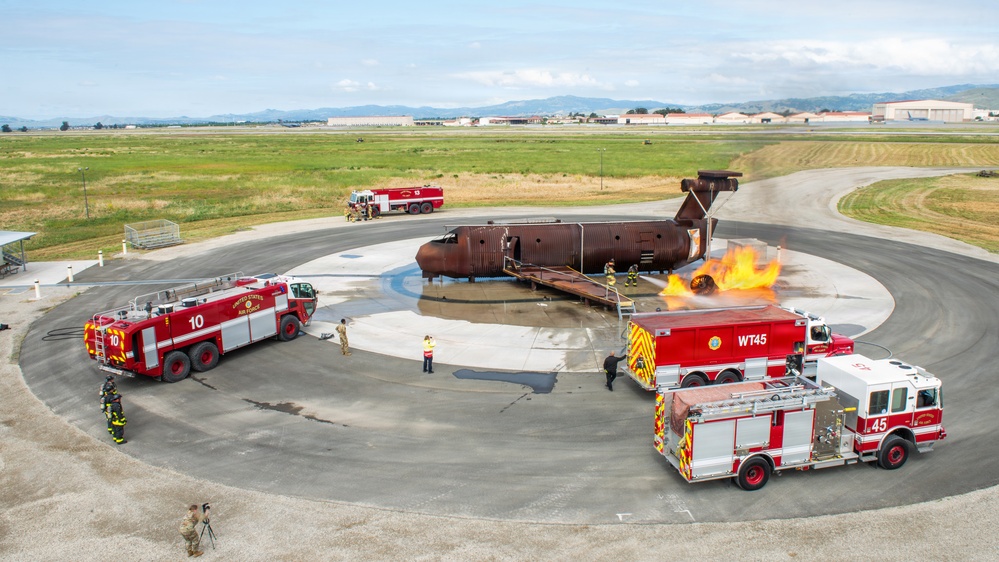 Team Travis partners with local fire departments for live-fire training