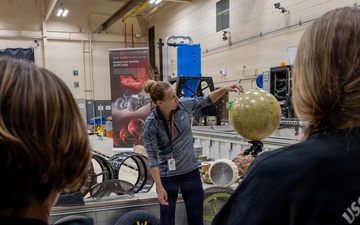 USS Cleveland (LCS 31) Visits the NASA Glenn Research Center