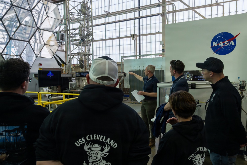 USS Cleveland (LCS 31) Visits the NASA Glenn Research Center