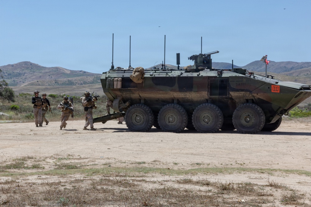 BLT 2/4 participate in a Mechanized Raid