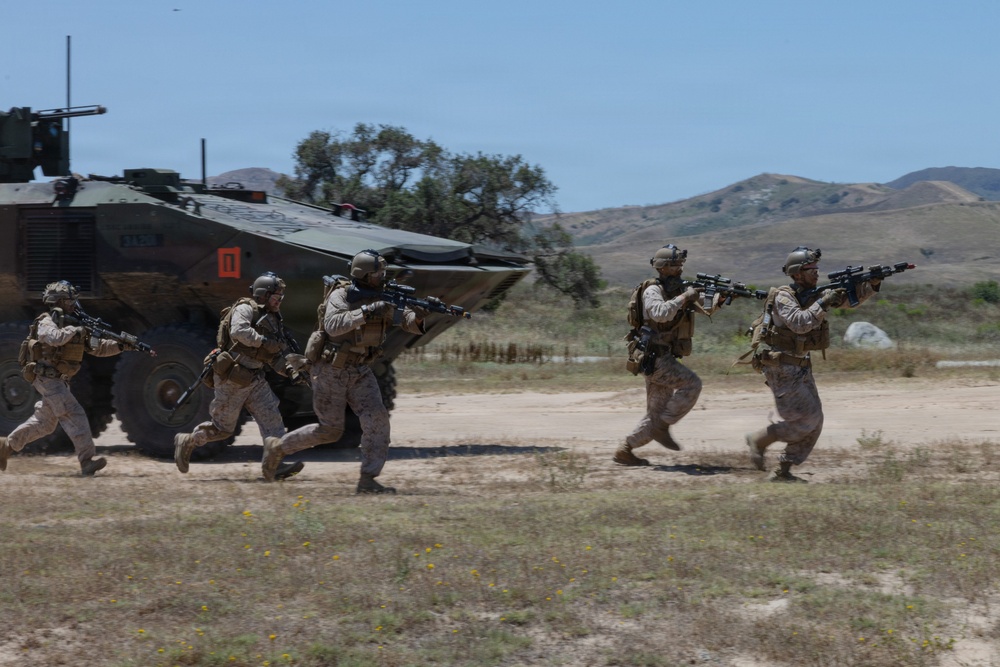 BLT 2/4 participate in a Mechanized Raid