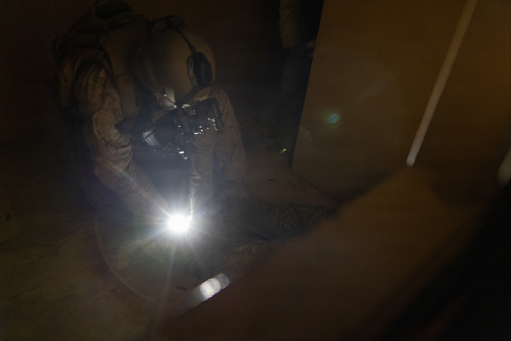 BLT 2/4 participate in a Night Mechanized Raid