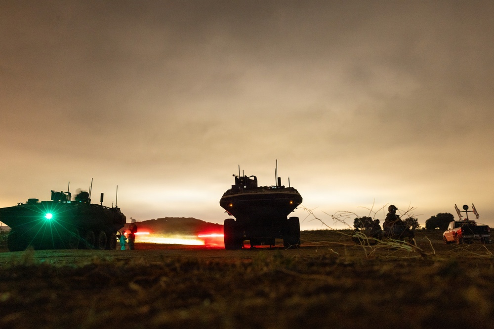 BLT 2/4 participate in a Night Mechanized Raid