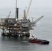 Coast Guard, partners respond to fire on non-operational natural gas platform