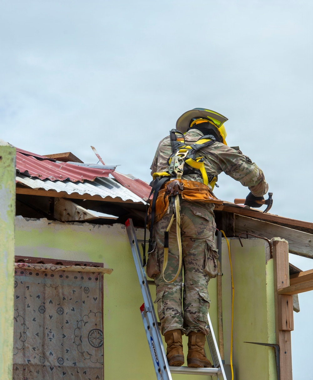 U.S. Armed Forces Help Rebuild Saipan After Sinlaku