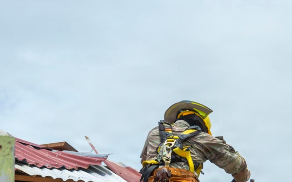 U.S. Armed Forces Help Rebuild Saipan After Sinlaku