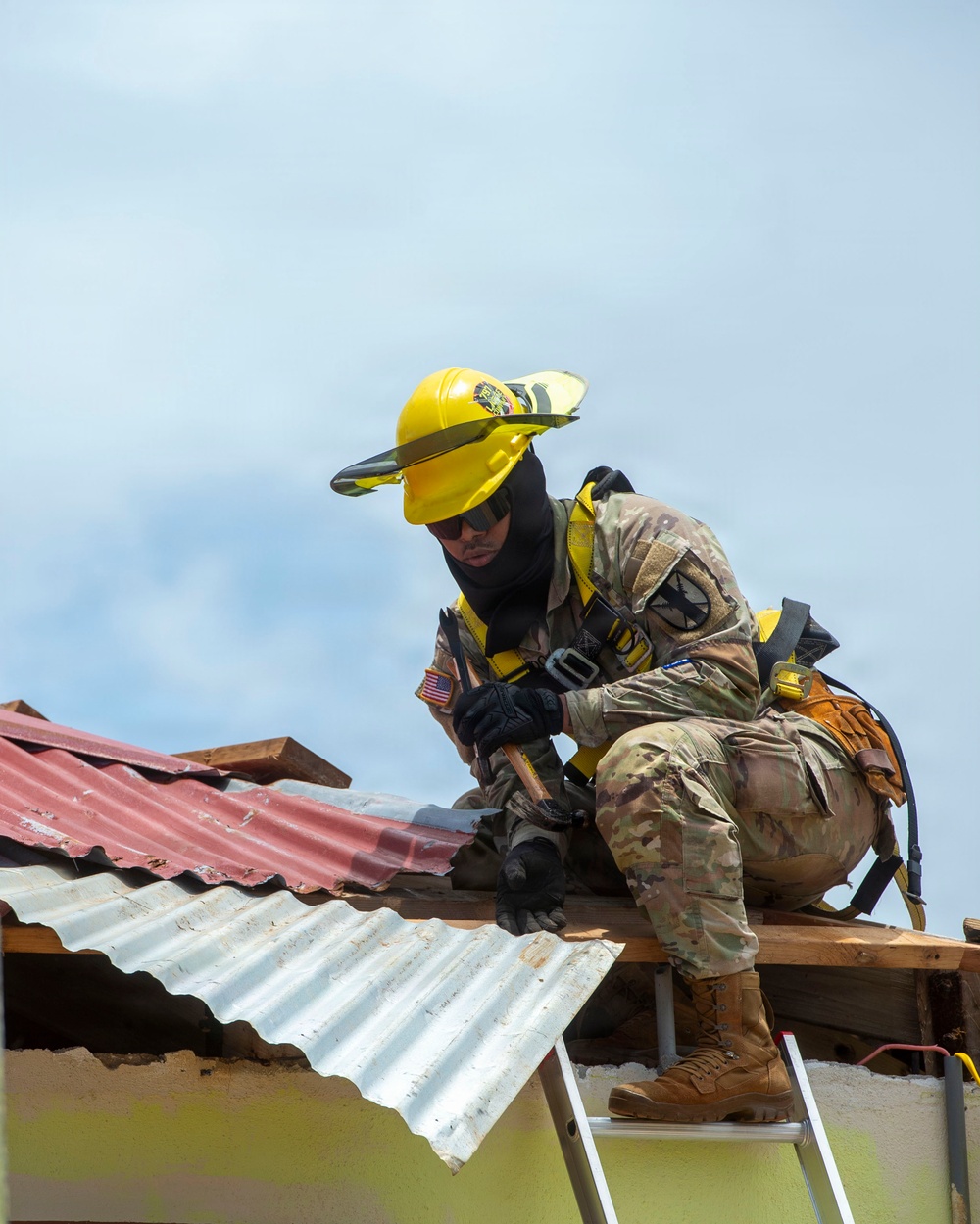 U.S. Armed Forces Help Rebuild Saipan After Sinlaku