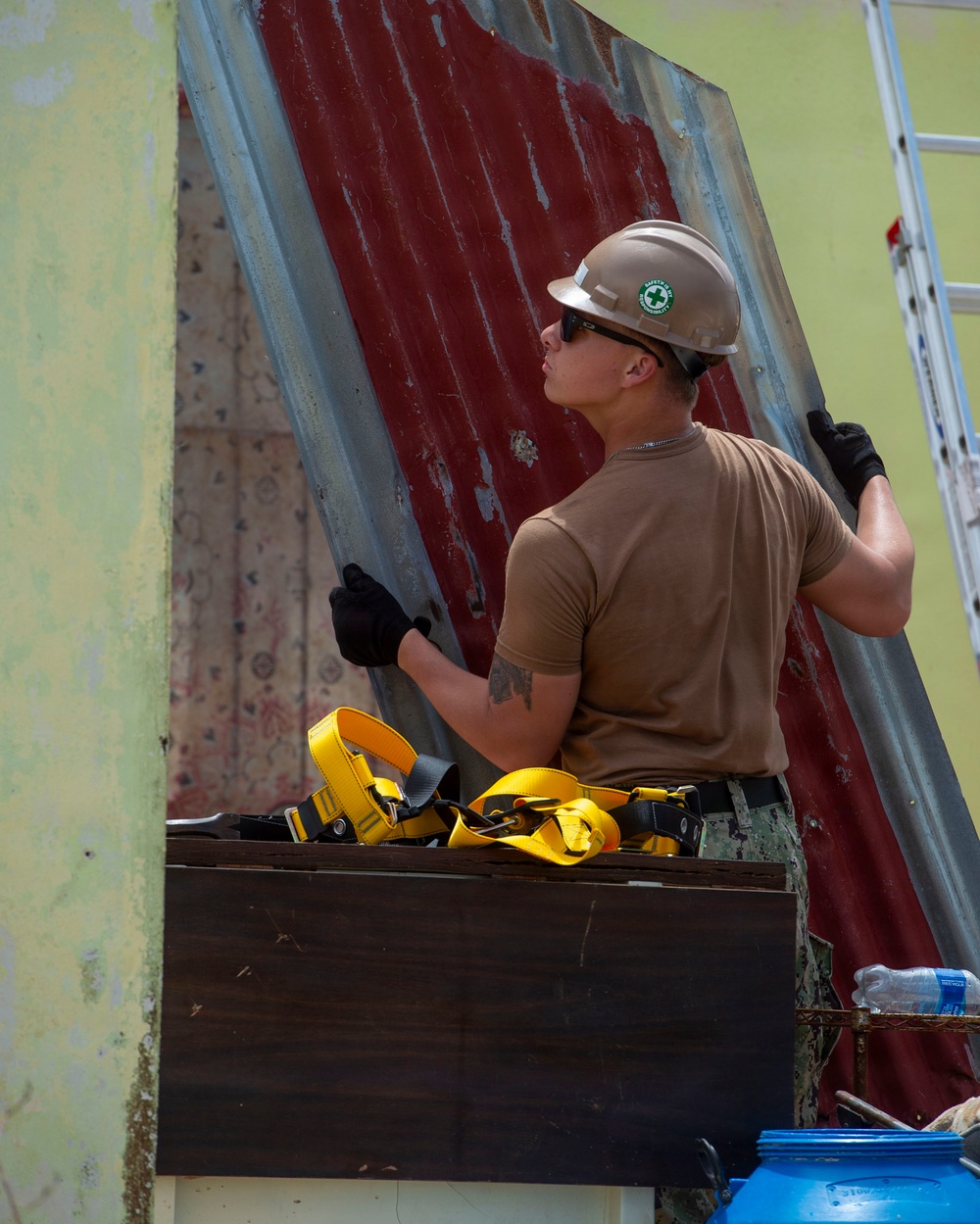 U.S. Armed Forces Help Rebuild Saipan After Sinlaku