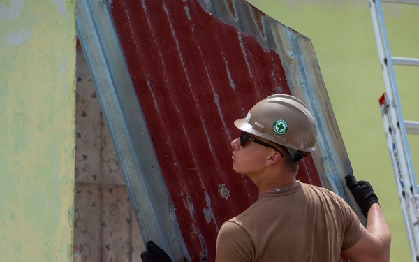 U.S. Armed Forces Help Rebuild Saipan After Sinlaku