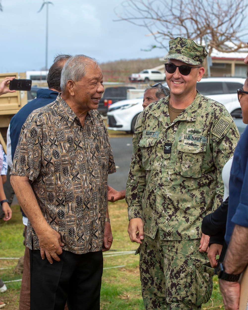 U.S. Armed Forces Help Rebuild Saipan After Sinlaku