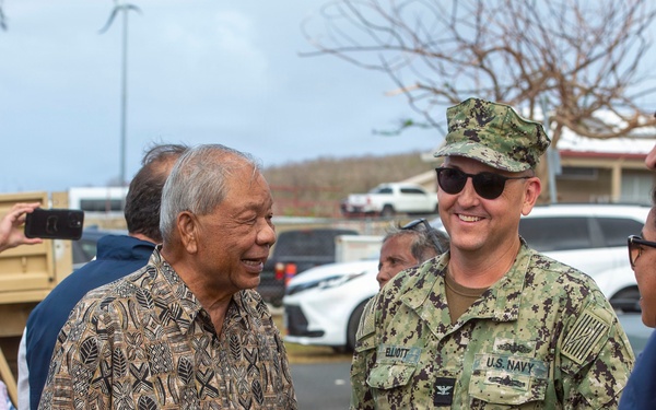 U.S. Armed Forces Help Rebuild Saipan After Sinlaku