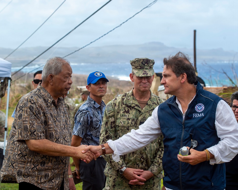 U.S. Armed Forces Help Rebuild Saipan After Sinlaku