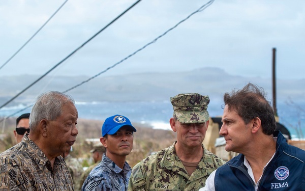 U.S. Armed Forces Help Rebuild Saipan After Sinlaku