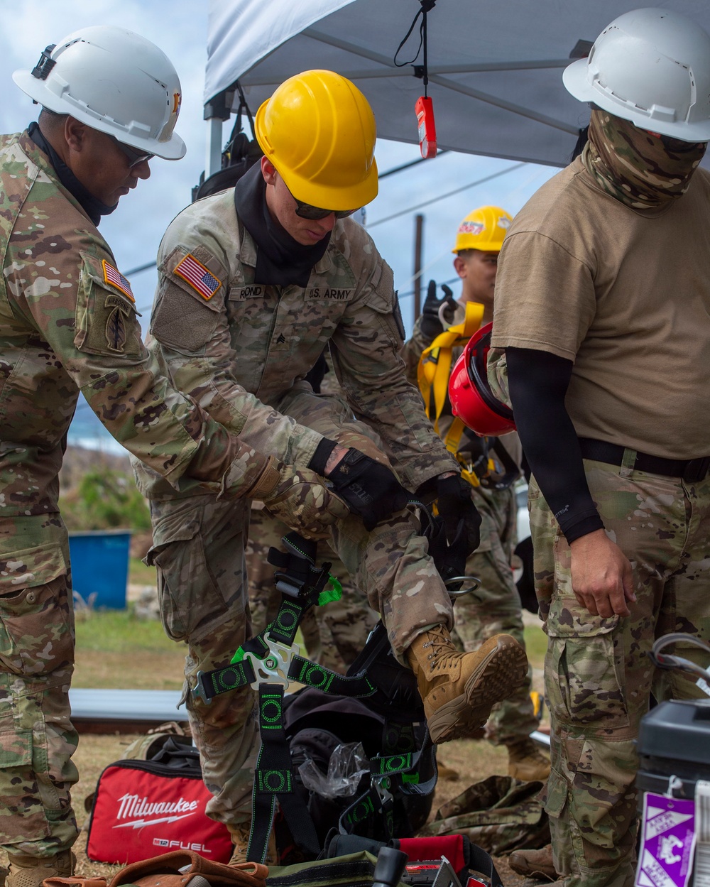 U.S. Armed Forces Help Rebuild Saipan After Sinlaku