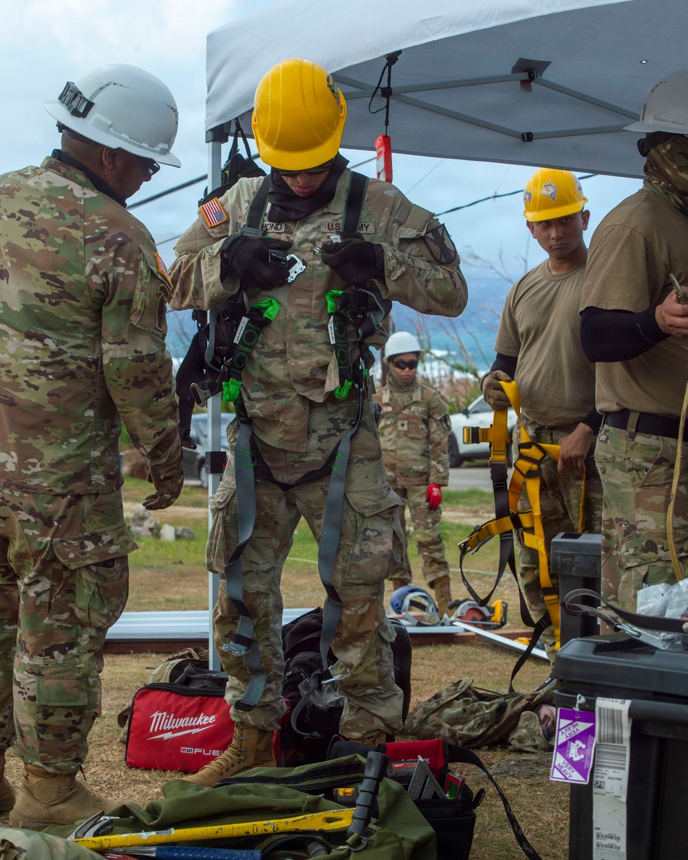 U.S. Armed Forces Help Rebuild Saipan After Sinlaku