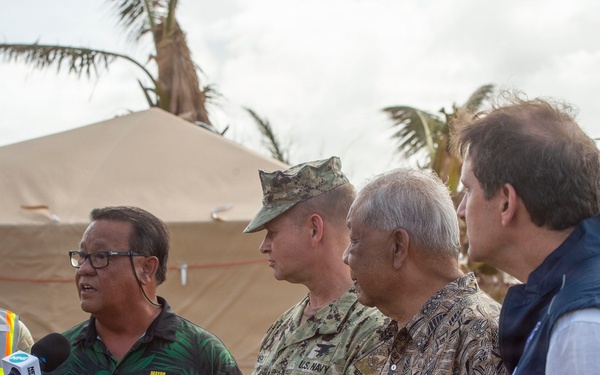 U.S. Armed Forces Help Rebuild Saipan After Sinlaku