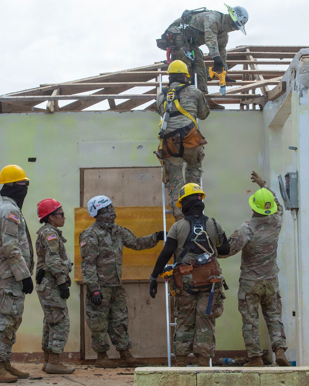 U.S. Armed Forces Help Rebuild Saipan After Sinlaku