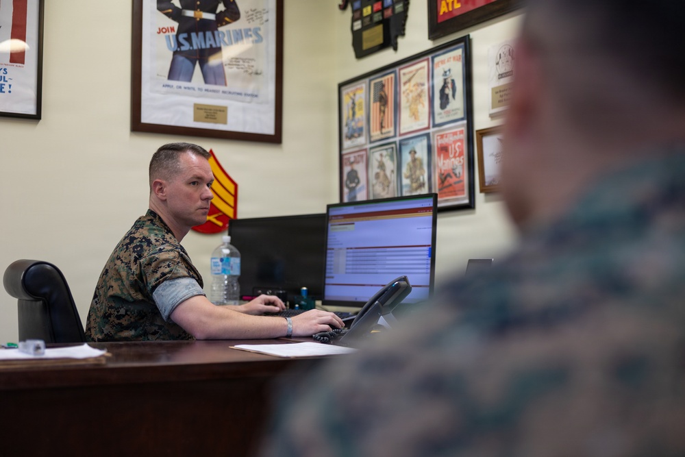 Guiding Marines forward: Gunnery Sgt. Payne named Career Counselor of the Year