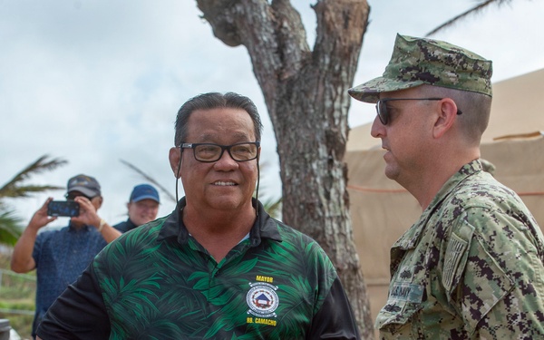 U.S. Armed Forces Help Rebuild Saipan After Sinlaku
