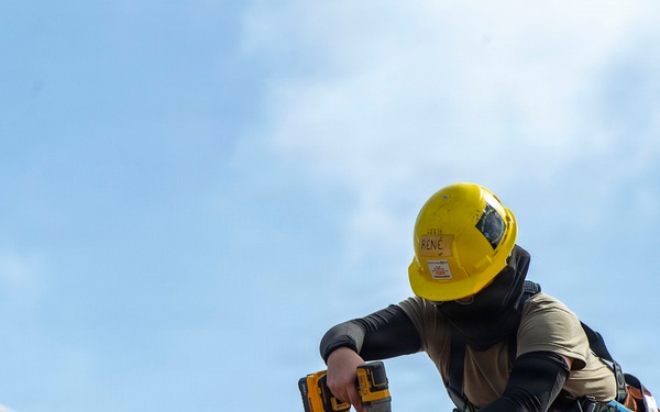 U.S. Armed Forces Help Rebuild Saipan After Sinlaku