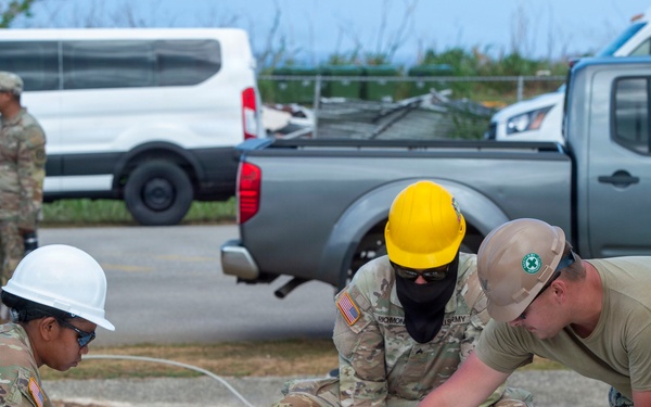 U.S. Armed Forces Help Rebuild Saipan After Sinlaku