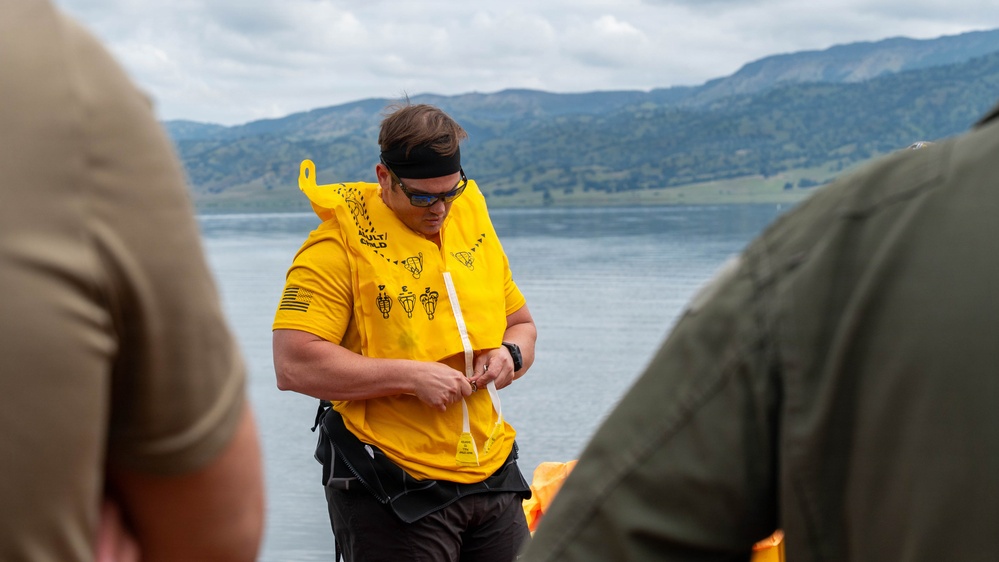 Travis SERE Team conducts water survival training