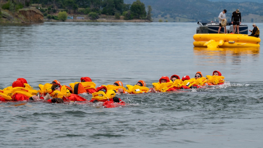 Travis SERE Team conducts water survival training