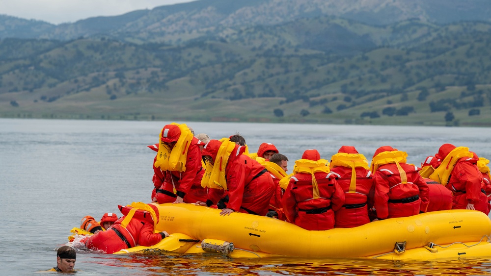Travis SERE Team conducts water survival training