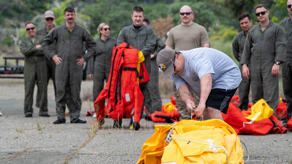 Travis SERE Team conducts water survival training