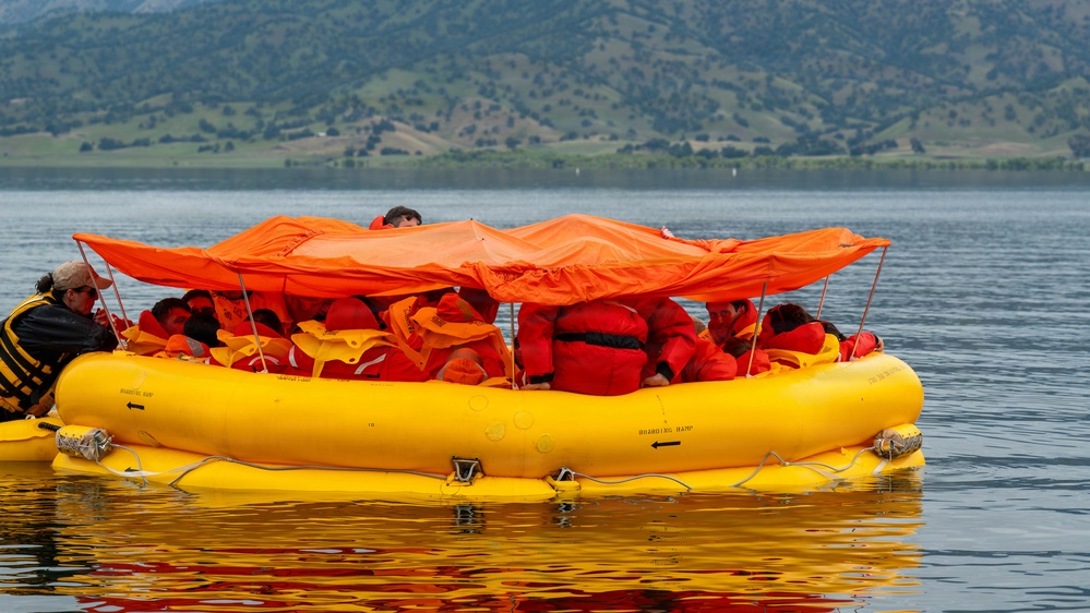 Travis SERE Team conducts water survival training
